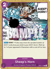 Sheep's Horn - One Piece Card Game