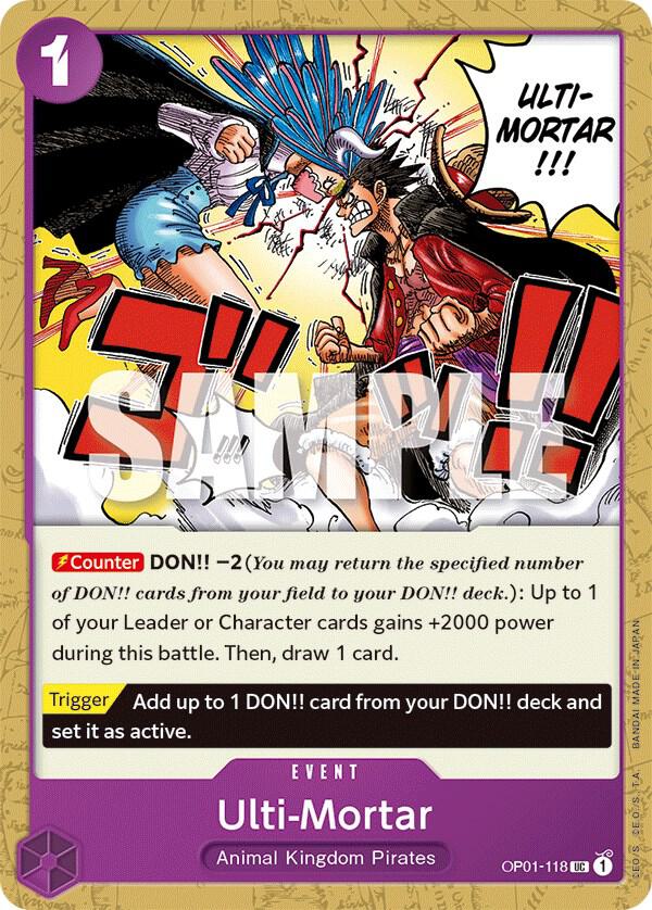 Ulti-Mortar - One Piece Card Game