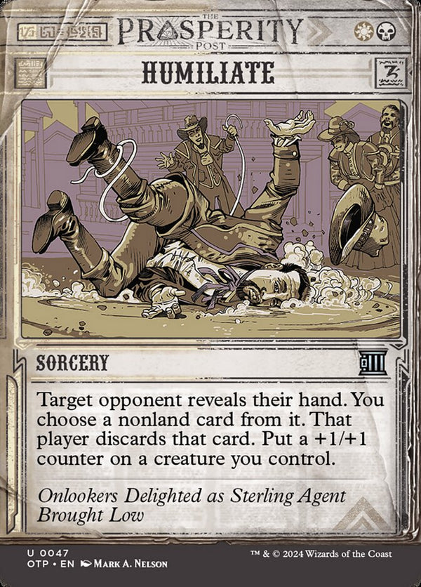 Humiliate - Magic: The Gathering