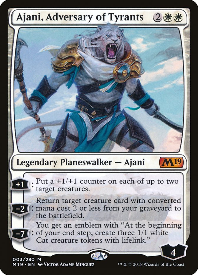 Ajani, Adversary of Tyrants [Core Set 2019]