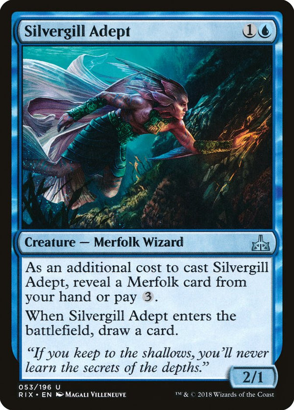 Silvergill Adept - Magic: The Gathering
