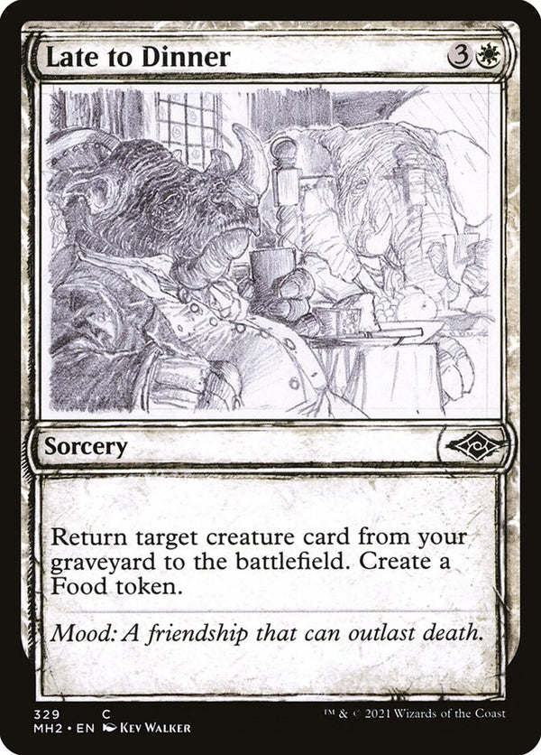 Late to Dinner (Showcase) - Magic: The Gathering