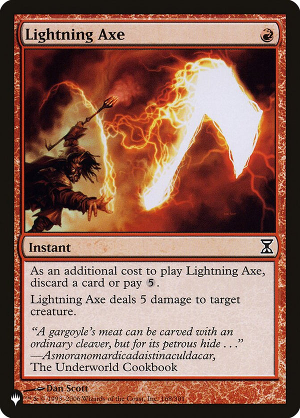 Lightning Axe - Magic: The Gathering