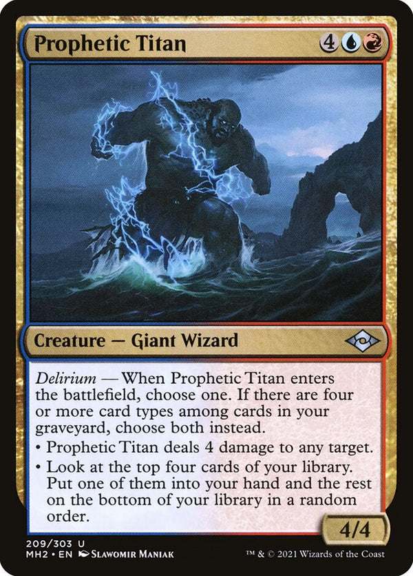 Prophetic Titan - Magic: The Gathering