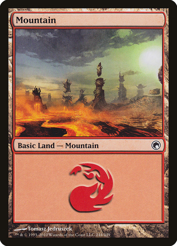 Mountain (244) - Magic: The Gathering