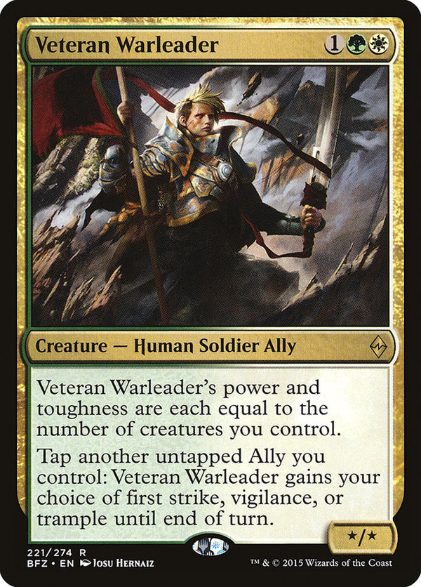 Veteran Warleader - Magic: The Gathering