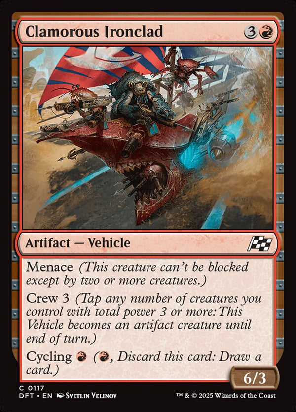 Clamorous Ironclad - Magic: The Gathering