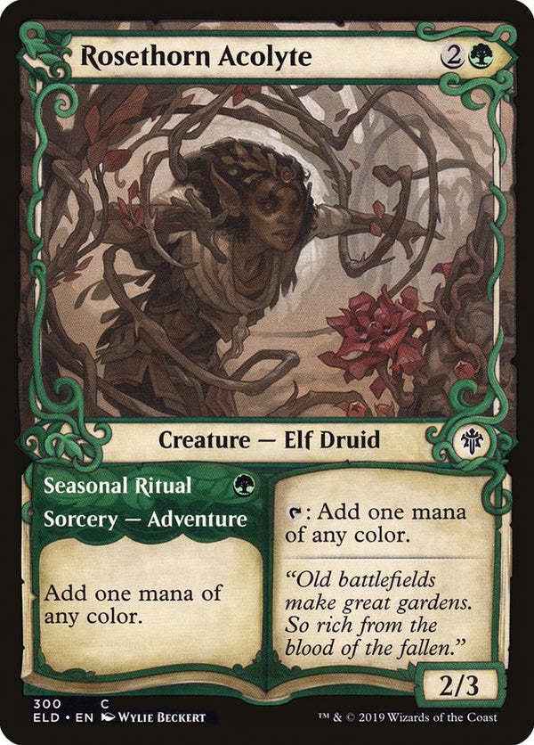 Rosethorn Acolyte (Showcase) - Magic: The Gathering