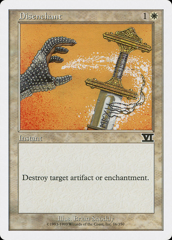 Disenchant - Magic: The Gathering