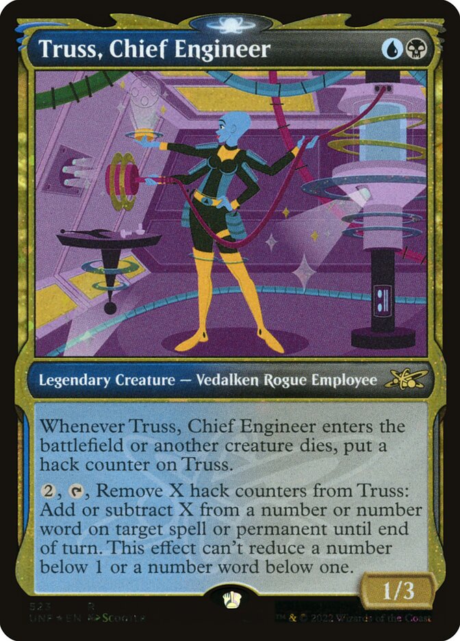 Truss, Chief Engineer (Showcase) (Galaxy Foil)