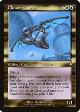 Chrome Courier (Retro Frame) - Magic: The Gathering