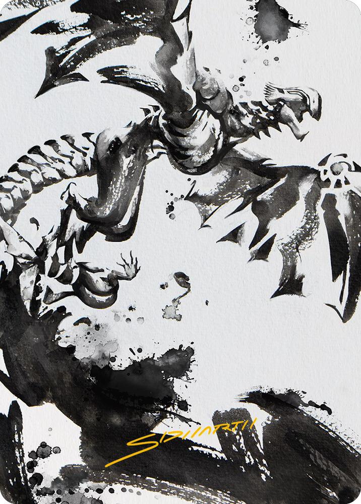 Quicksilver Fisher Art Card (Gold-Stamped Signature)