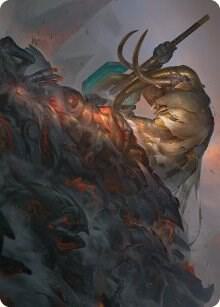 Against All Odds Art Card - Magic: The Gathering
