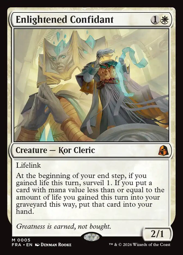 Enlightened Confidant (FRA 5) - Magic: The Gathering