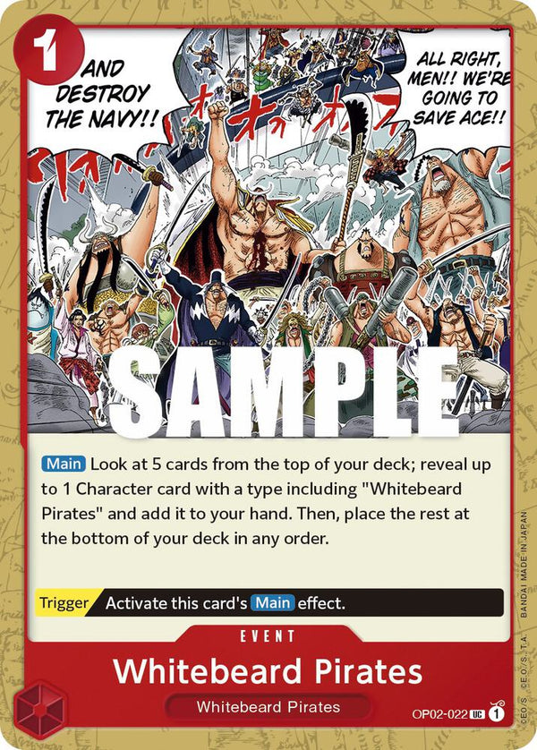 Whitebeard Pirates - One Piece Card Game