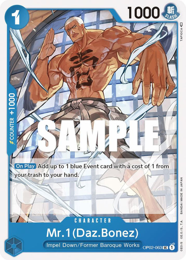 Mr.1 (Daz.Bonez) - One Piece Card Game