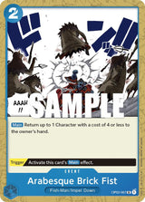 Arabesque Brick Fist - One Piece Card Game