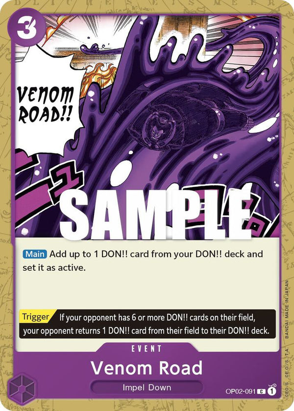Venom Road - One Piece Card Game