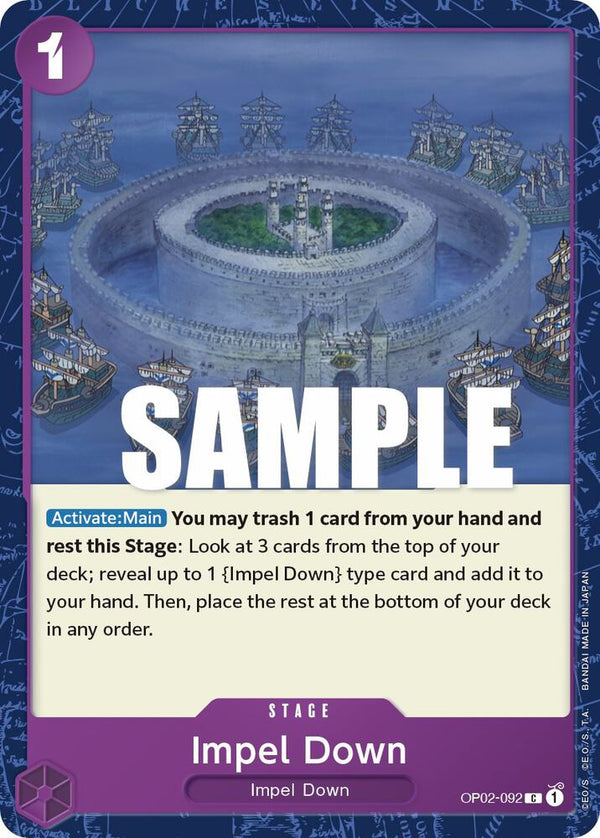 Impel Down - One Piece Card Game