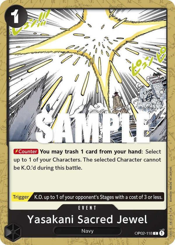 Yasakani Sacred Jewel - One Piece Card Game