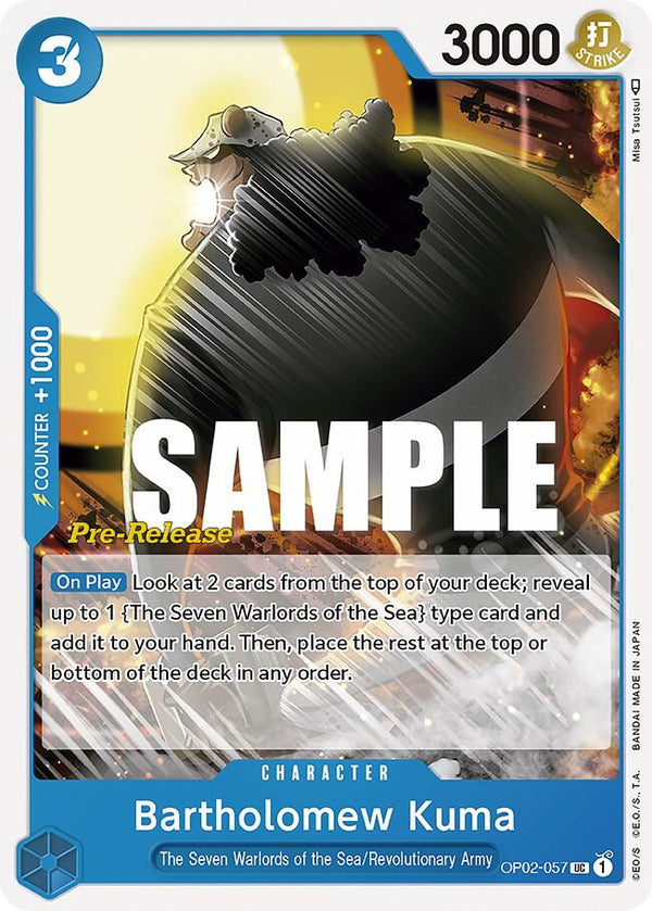 Bartholomew Kuma - One Piece Card Game