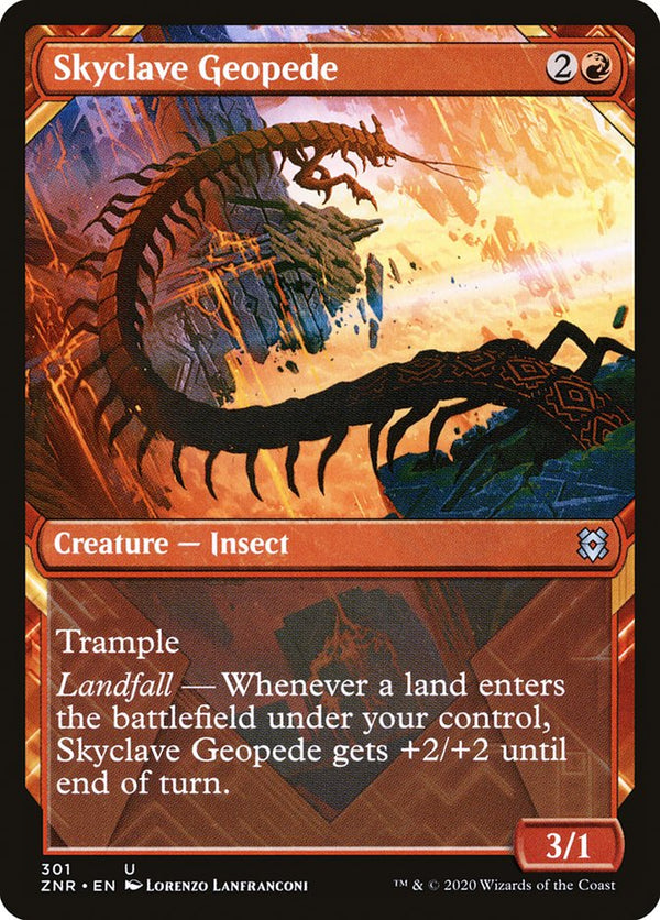 Skyclave Geopede (Showcase) - Magic: The Gathering