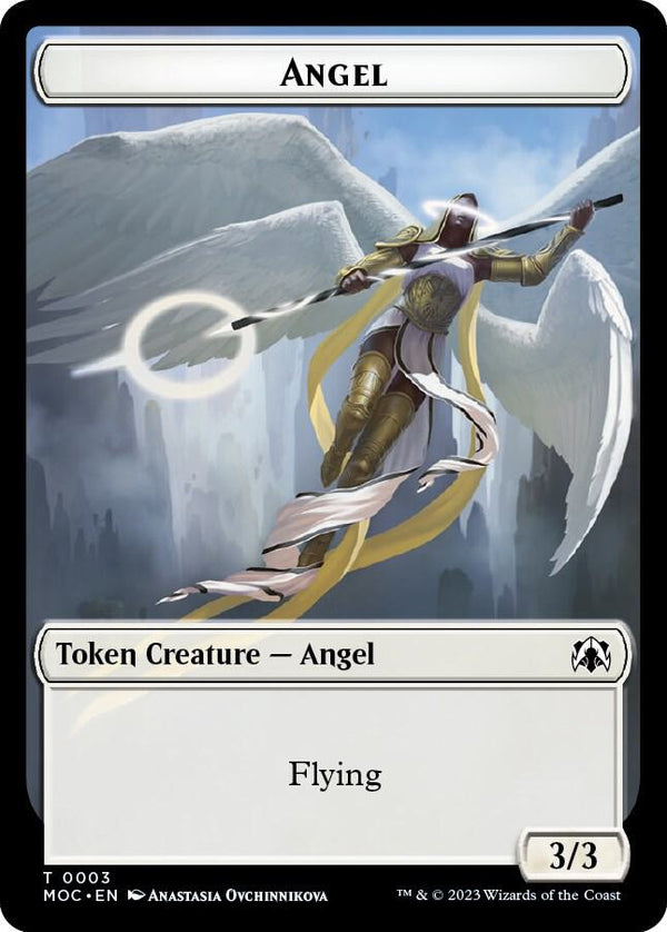 Angel // Demon Double-Sided Token - Magic: The Gathering
