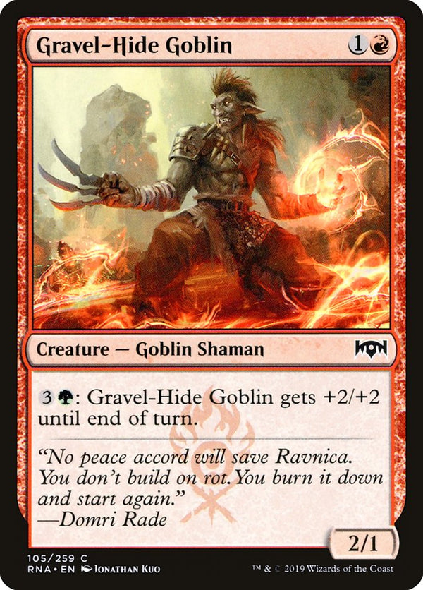 Gravel-Hide Goblin - Magic: The Gathering