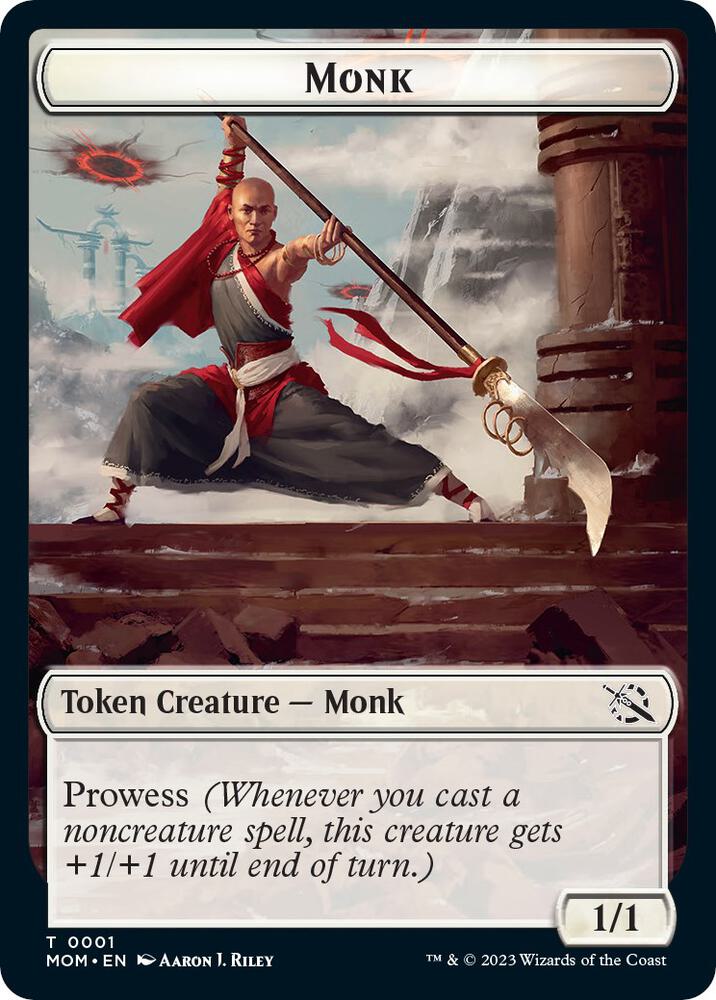 Monk // Spirit (0014) Double-Sided Token