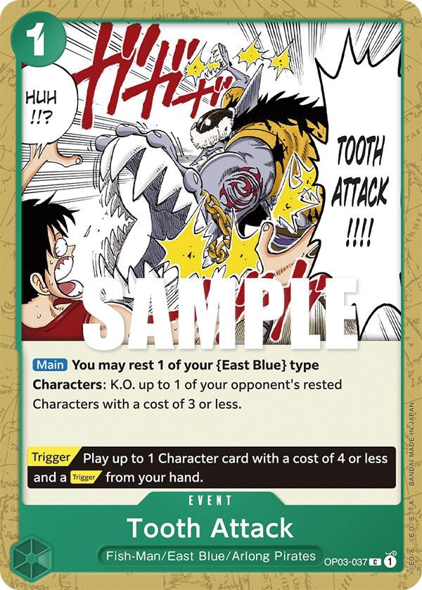 Tooth Attack - One Piece Card Game