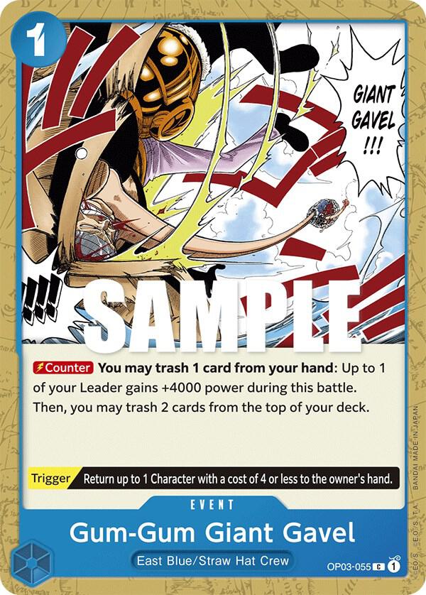 Gum-Gum Giant Gavel - One Piece Card Game