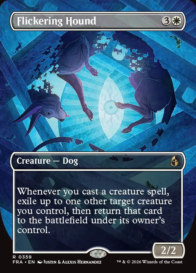 Flickering Hound (Borderless)