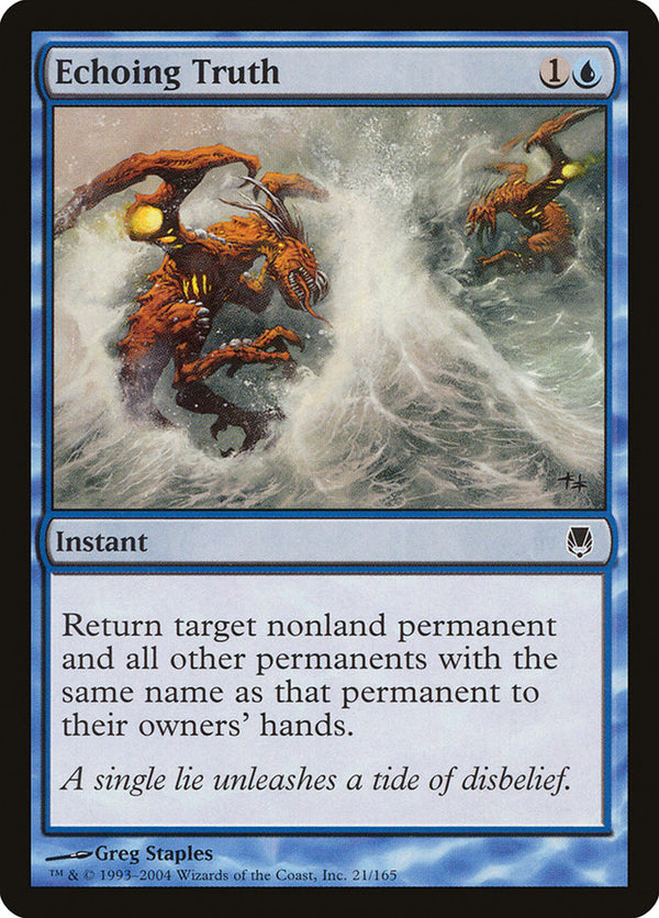 Echoing Truth - Magic: The Gathering