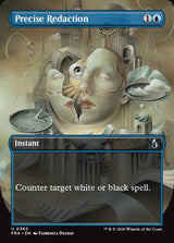 Precise Redaction (Borderless) (FRA 362) - Magic: The Gathering