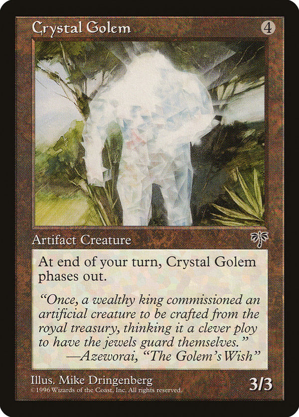 Crystal Golem - Magic: The Gathering
