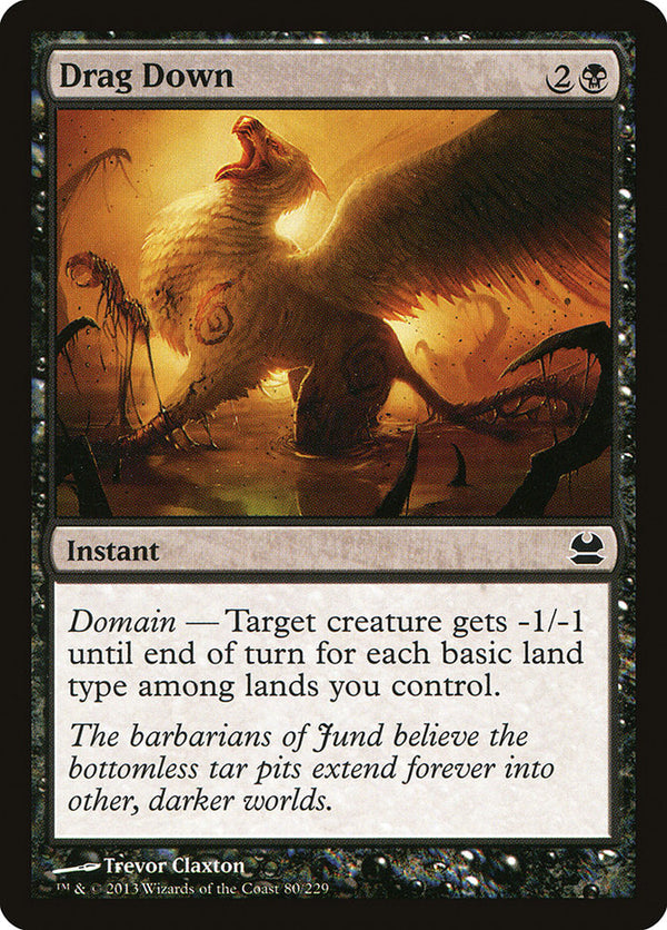 Drag Down - Magic: The Gathering