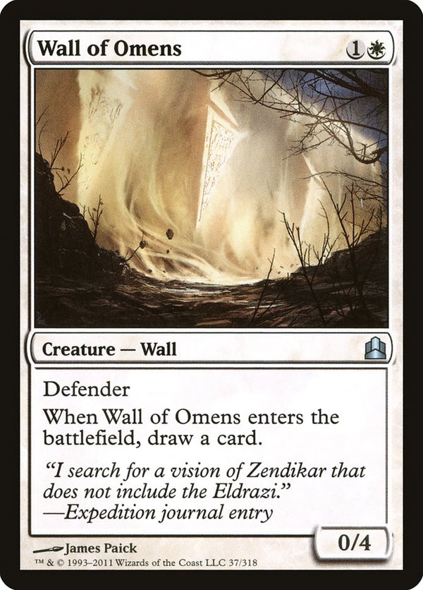 Wall of Omens - Magic: The Gathering