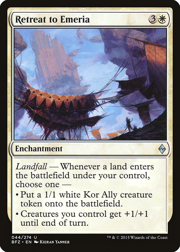 Retreat to Emeria - Magic: The Gathering