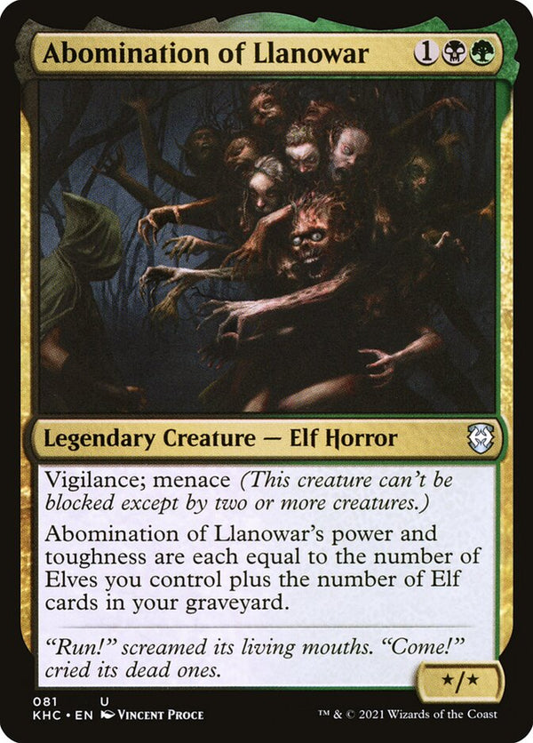 Abomination of Llanowar - Magic: The Gathering