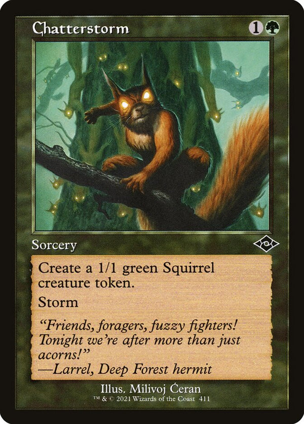 Chatterstorm (Retro Frame) - Magic: The Gathering