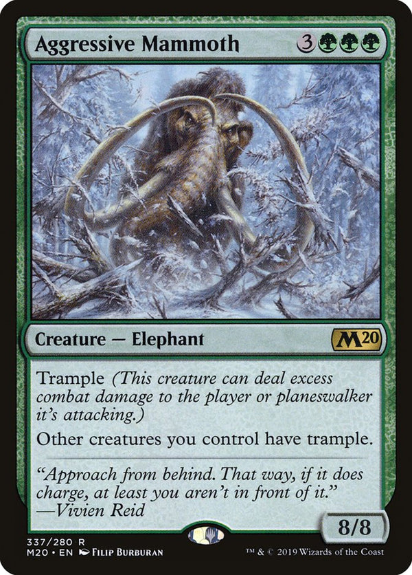 Aggressive Mammoth - Magic: The Gathering