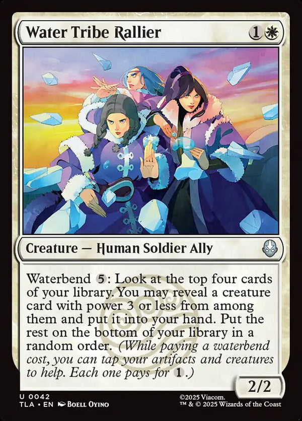 Water Tribe Rallier - Magic: The Gathering