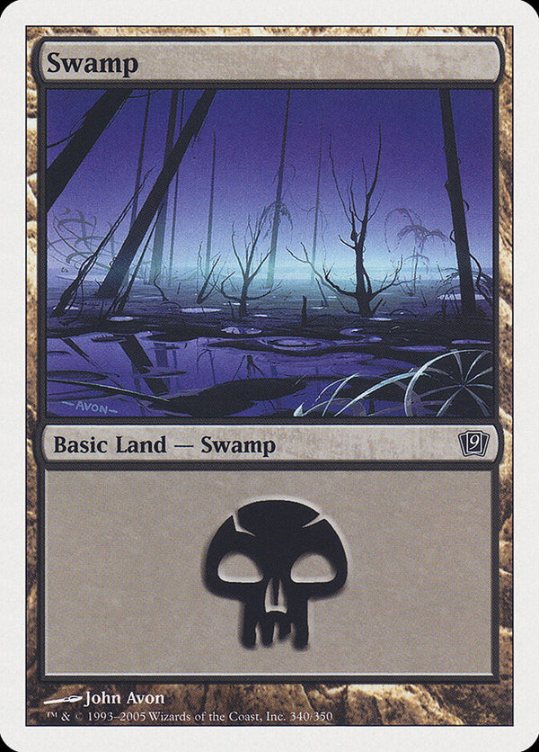 Swamp (340) (9ED 340) - Magic: The Gathering