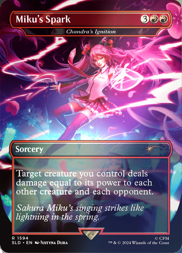 Miku's Spark - Chandra's Ignition (Rainbow Foil) - Magic: The Gathering