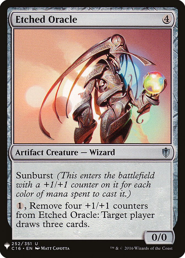 Etched Oracle - Magic: The Gathering