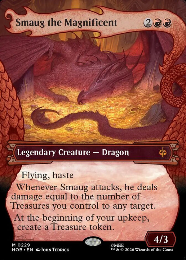 Smaug the Magnificent (Showcase) (HOB 229) - Magic: The Gathering