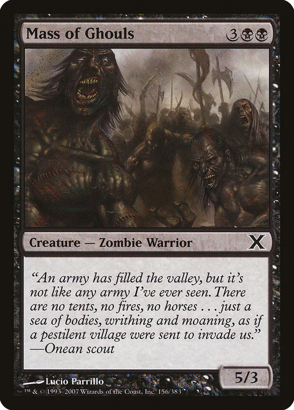 Mass of Ghouls - Magic: The Gathering