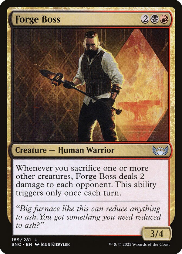 Forge Boss - Magic: The Gathering