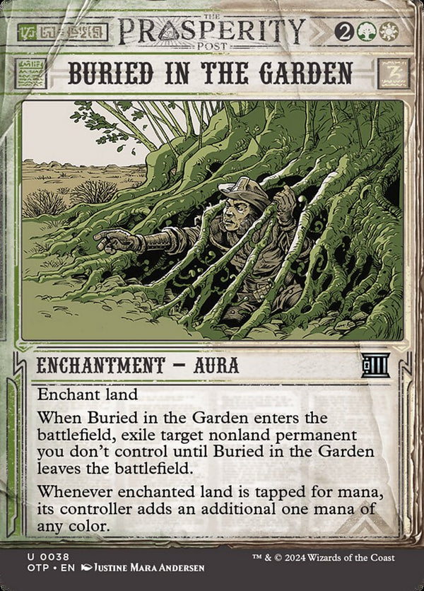 Buried in the Garden - Magic: The Gathering
