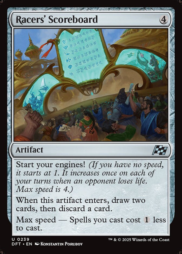 Racers' Scoreboard - Magic: The Gathering